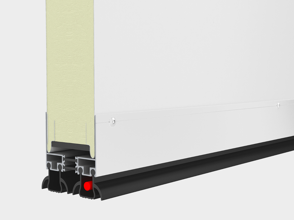 863Промышленные секционные ворота DoorHan из сэндвич-панелей 80 мм