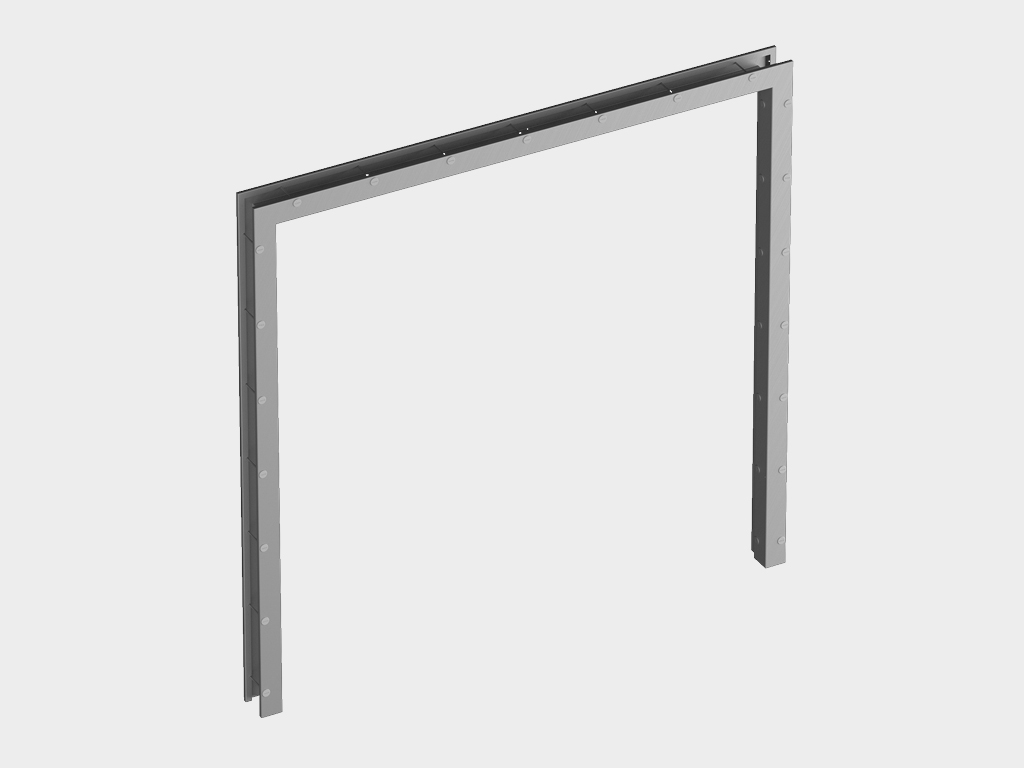 1667Пленочные маятниковые двери DoorHan