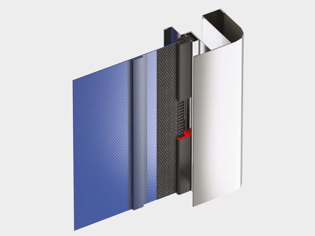 1068Скоростные рулонные ворота DoorHan для морозильных камер