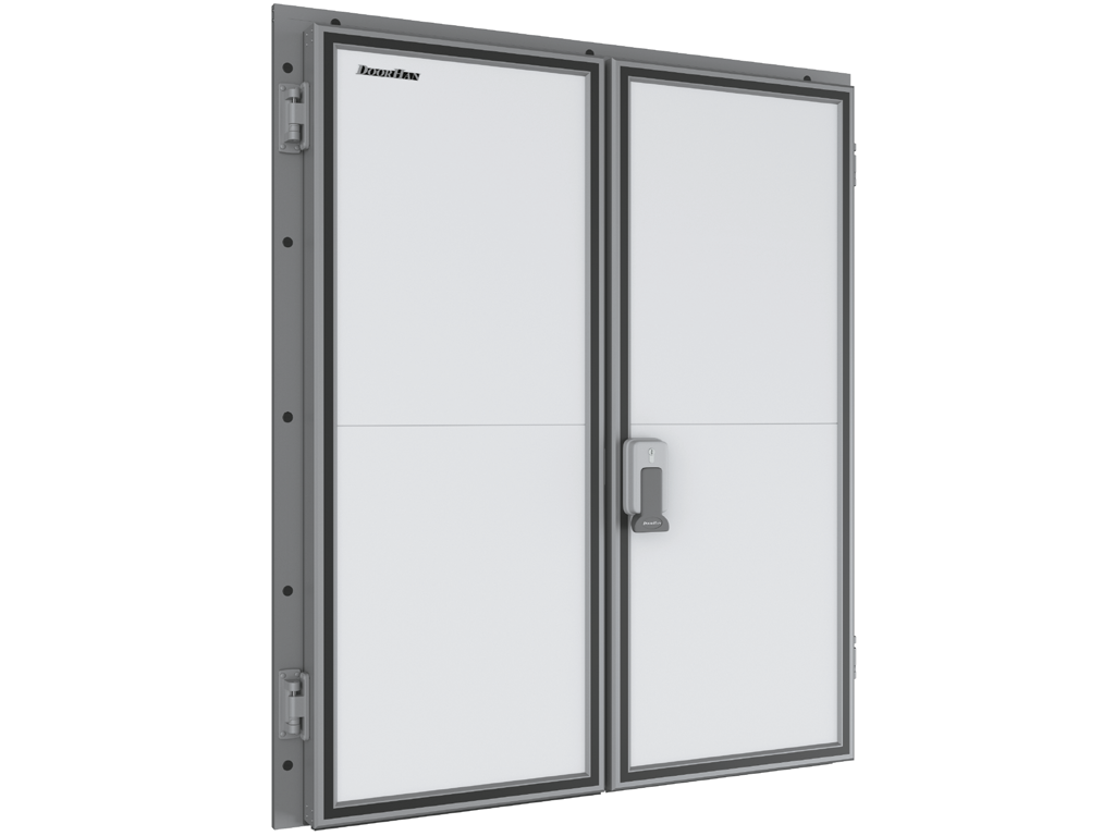 Дверь распашная двухстворчатая DoorHan