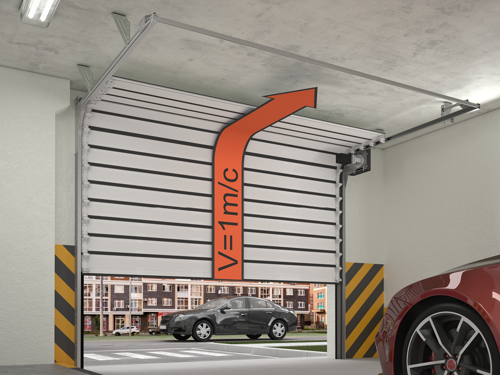 <p>Высокая скорость открытия полотна</p>
