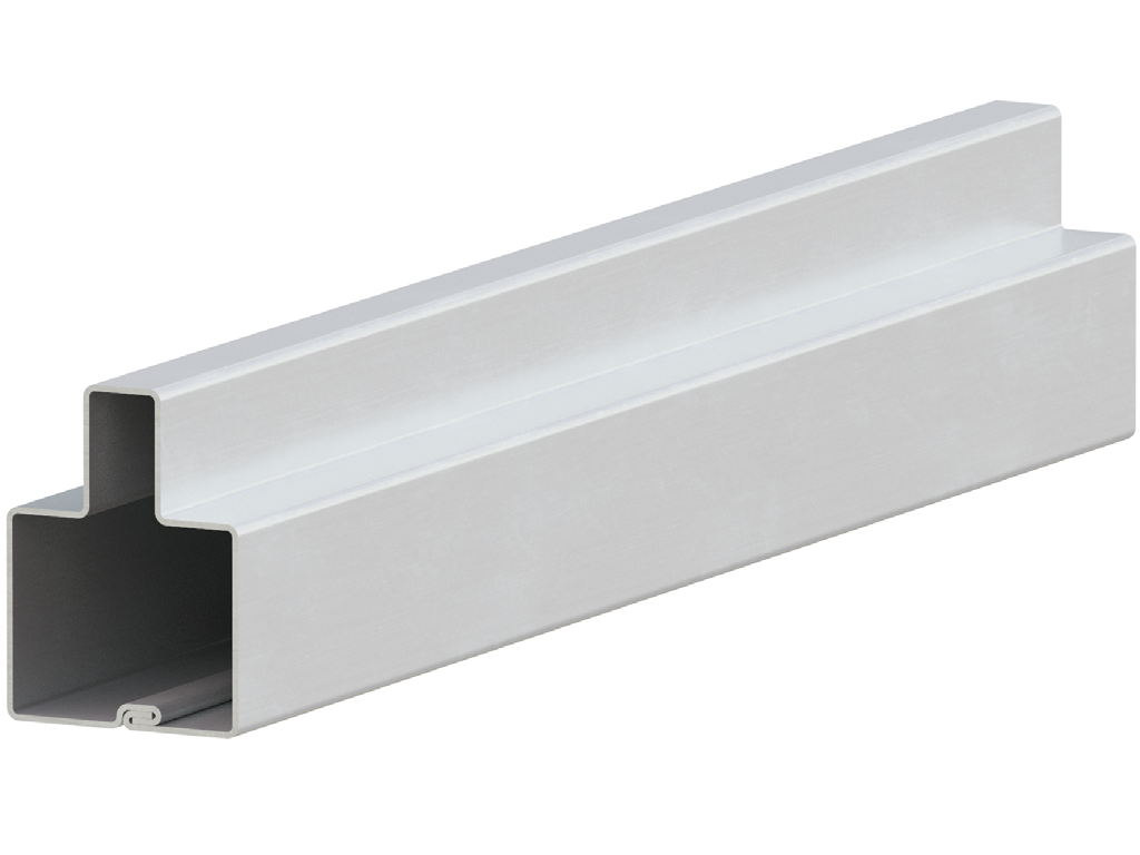 Профиль для ворот универсальный стальной неокрашенный Т-образный