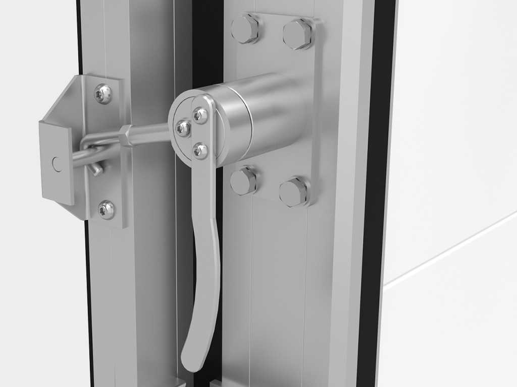 <p>Надежное запирание дверей</p>
